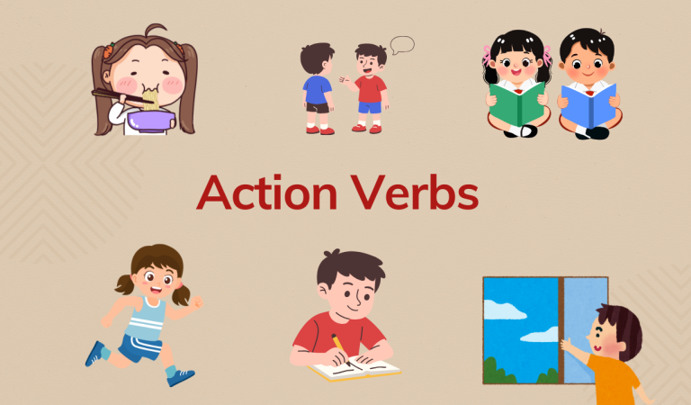 Fill in the blank: Action Verbs
